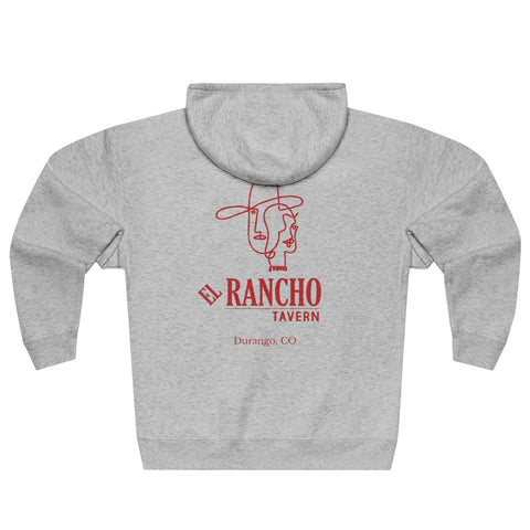 El Rancho Unisex Premium Full Zip Hoodie